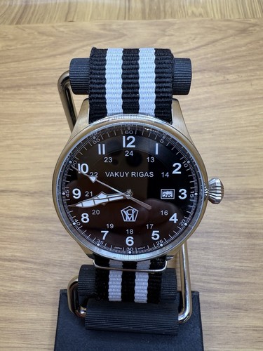VAKUY RIGAS Luxury MEN'S AUTOMATIC PILOT WATCH Seiko Automatic NH35,44MM,RUNNING - Picture 15 of 21