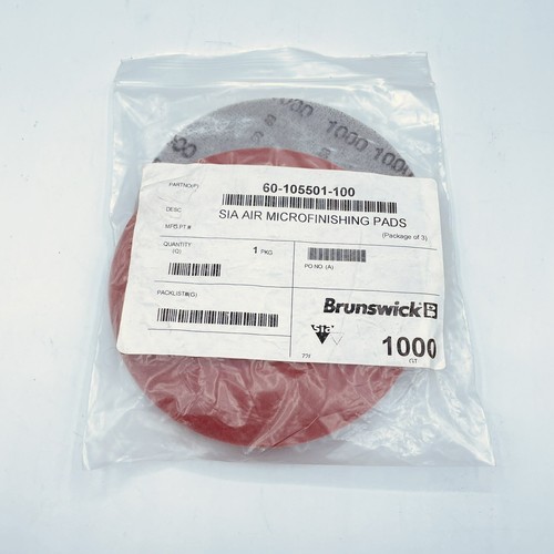 Pack de 3 coussinets de finition micro Brunswick Siaair 1000 g