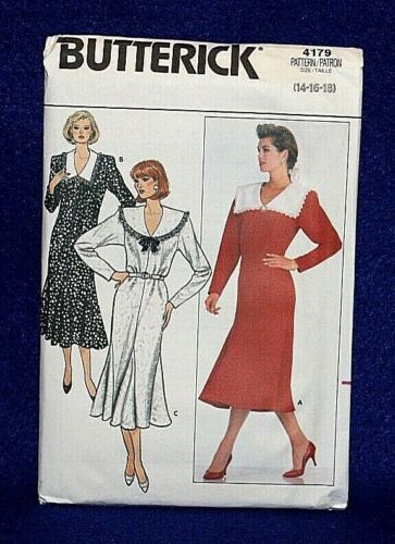 Vintage BUTTERICK & VOGUE Schnittmuster Größe 14-16-18 Kleid Jacke Bluse UNGESCHNITTEN - Bild 3 von 14