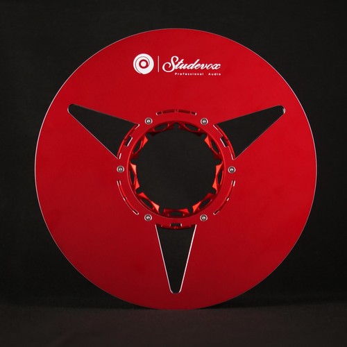 Studevox 10.5" Edge Polished Aluminium Empty Tape Reel For Reel Tape Recorders - Picture 10 of 14