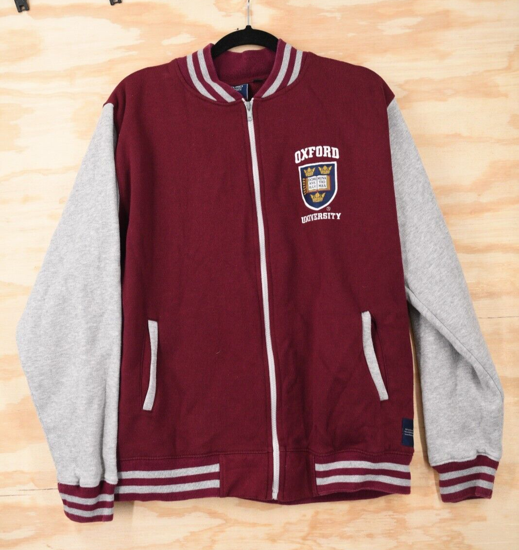Vintage フットボールジャケット Vintage Oxford University 1231 Embroidered Official Varsity Zip Up