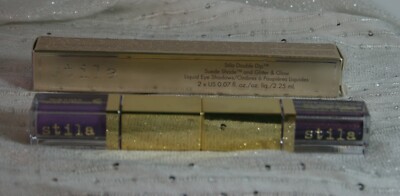 Stila Double Dip Suede Shade & Glitter & Glow Liquid Eye Shadows Camera Ready
