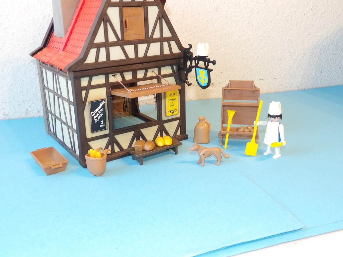 Lot Playmobil Boulangerie - Accessoires Pain Et Commerce Is6, Neuf