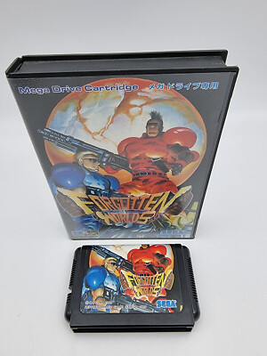 Forgotten Worlds No Manual Sega Megadrive Japan Used