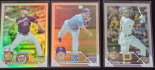 2023 Topps Series 1 Rainbow Foil RC Peguero/Keller/Rainey (3) Card Lot