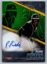 2021 bowman's best baseball pedro pineda best of 2021 rookie auto