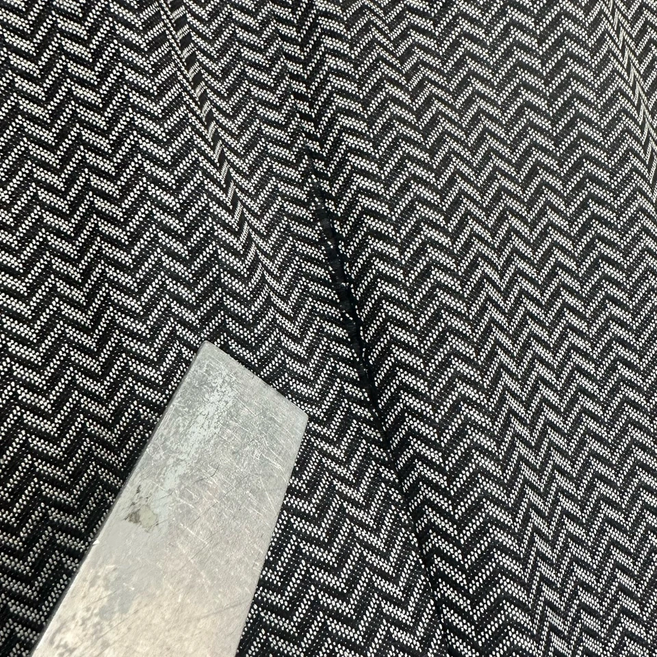 Armani Collezioni Blazer 女式 12 灰色人字形单扣夹克商务 — 第 3/4 张图片