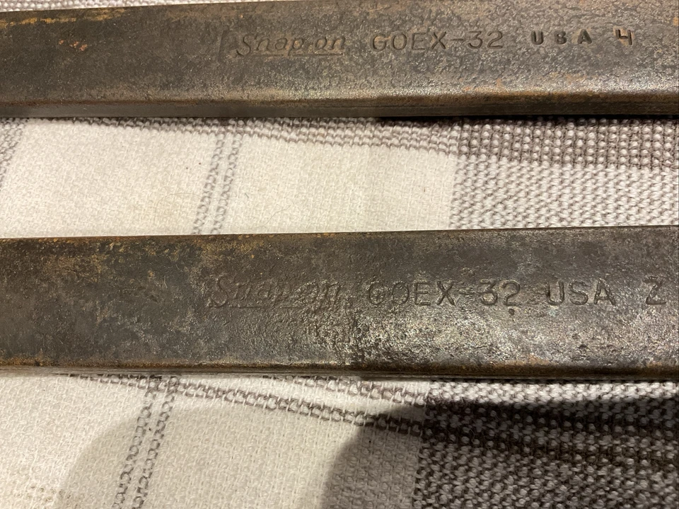 Juego de 8 llaves Snap On GOEX. Combo de caja abierta/12 puntos 5/8-1 1/4. Foto 4 de 4