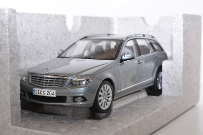 MERCEDES-BENZ C-KLASSE S204 T-MODELL PALLADIUMSILV 1:18 AUTOART DEALER VERY RARE