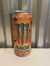 Monster Energy Khaotic Sales Sample Cans. Small Dings