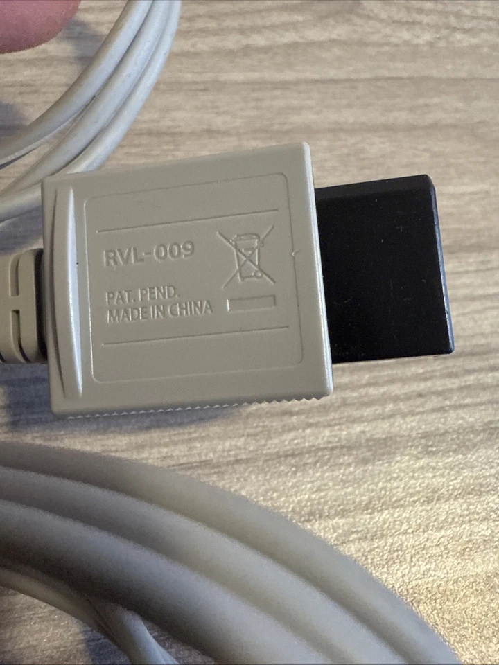 Official Nintendo Wii Composite Audio Video AV Cable RVL-009 OEM Genuine Used - Image 3 of 4