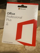 Microsoft Office Pro plus 2019 Lifetime 1 PC Genuine Retail