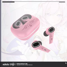Official Honkai Impact 3 Elysia Bluetooth 5.3 Headset Earphone Earbuds Game Gift