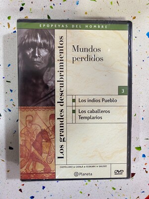 GRANDES DESCUBRIEMIENTOS DVD MUNDOS PERDIDOS INDIOS PUEBLO CABALLEROS TEMPLARIOS