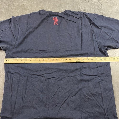 Billionaire Boys Club T Shirt Mens XXL Blue Puff Print Outdoors Flaws Preowned - Picture 13 of 14