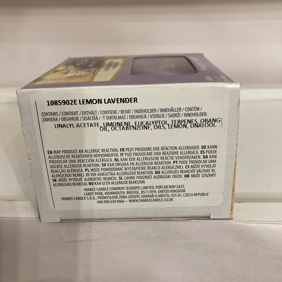 Rare Yankee candle tea lights lemon lavender eBay
