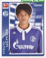 369 ATSUTO UCHIDA JAPAN FC SCHALKE 04 STICKER BUNDESLIGA 2011 TOPPS