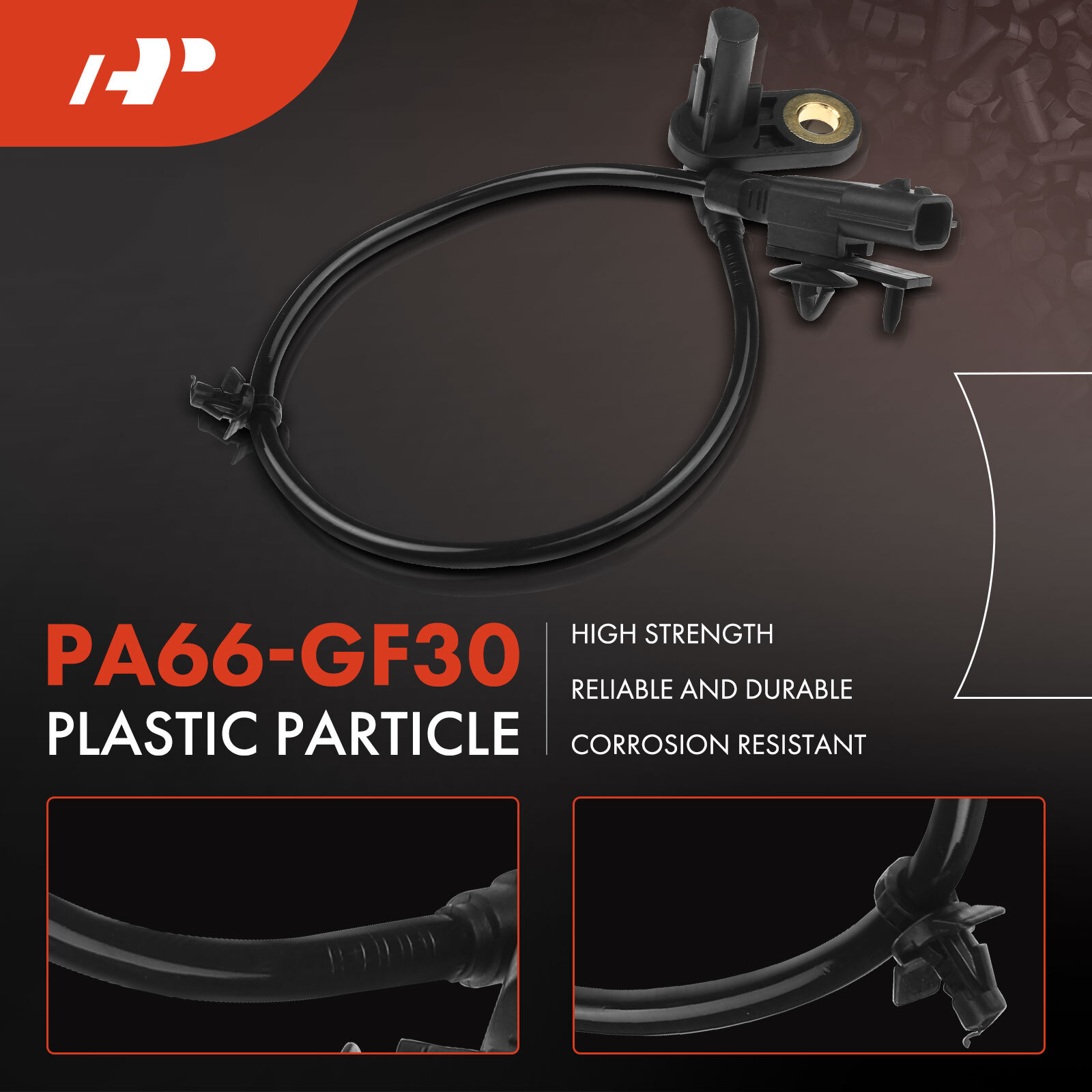 2Pcs ABS Wheel Speed Sensor Rear LH & RH for Nissan 370Z Infiniti G37