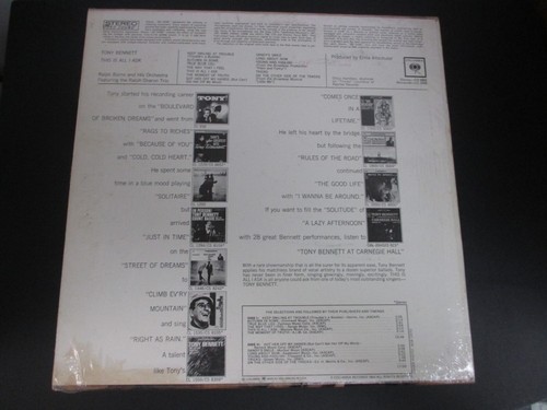 Tony Bennett-This Is All I Ask-Columbia Records Vinyl LP Stereo - Picture 2 of 7