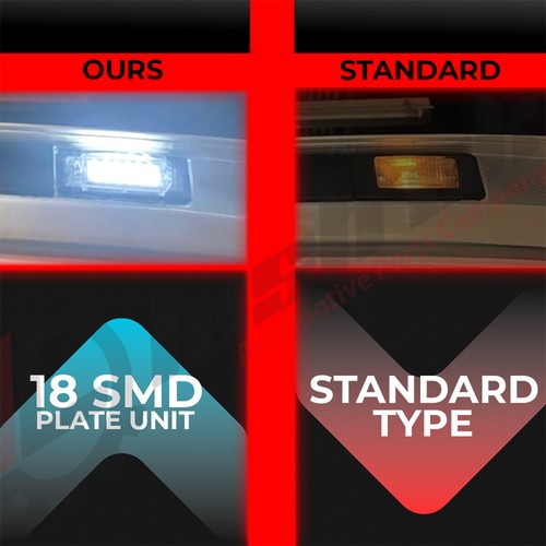 2x Audi TT Mk1 8N 1998-2006 LED matrícula luz unidades libres de errores - Imagen 6 de 6