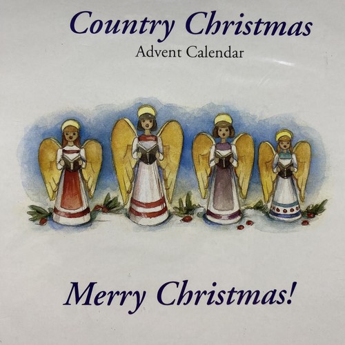 WJ Fantasy Advent Calendar 1997 12"x11" Country Christmas Art By Kim Jacobs - Picture 7 of 11