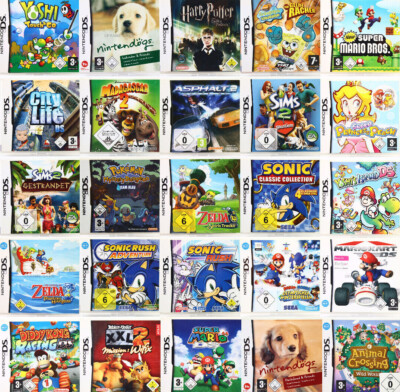 Nintendo DS OVP Yoshi Mario Zelda Pokemon Klassiker Spielesammlung zum Auswählen