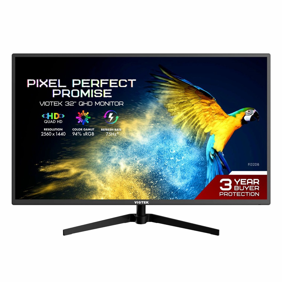 Viotek 1440p 144hz Monitor 32 Inch VIOTEK GNV32DB 32 Inch