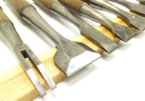 Japanese Chisel Nomi カネ市 カネ光 助丸 Carpenter Tool Set of 7