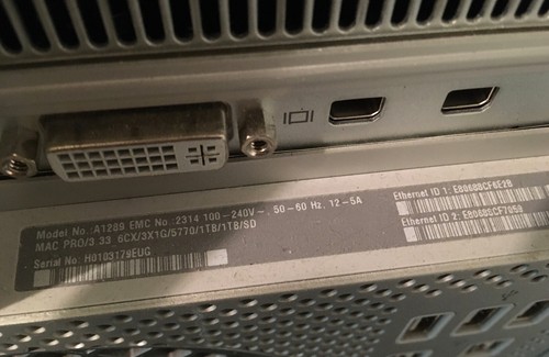 Apple Mac Pro A1289 *FOR PARTS OR REPAIR* - Afbeelding 5 van 10