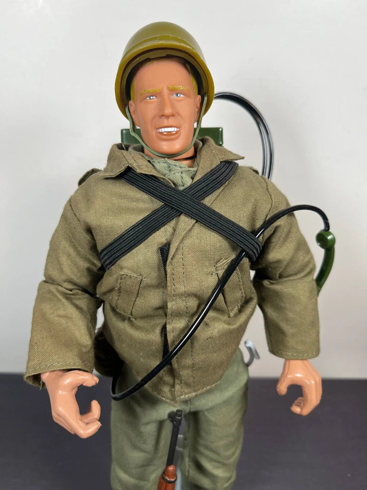 Figura Soldados del Mundo Personalizada Ejército de Estados Unidos Comunicaciones Segunda Guerra Mundial 12" Escala 1/6 Foto 3 de 4