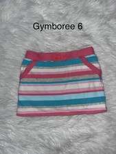 Gymboree Snowflake Glamour Sweatshirt Skirt with Attached Shorts 6
