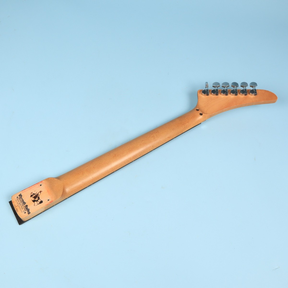 1980's Warmoth Maple Reverse Headstock Locking Nut Guitar
