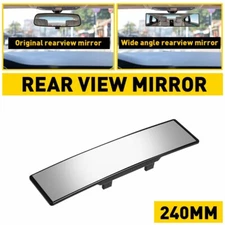 Universal Rear Interior View Car Truck Convex Clip On Mirror Wide Angle 240MM