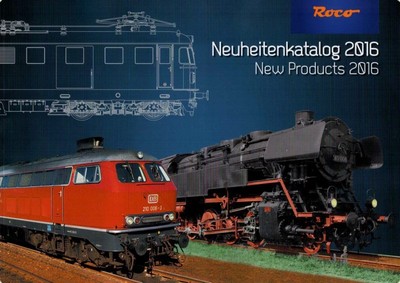 ROCO 80716 Catalog Catalogue New Products 2016 Gauge H0 H0e HO - NEW