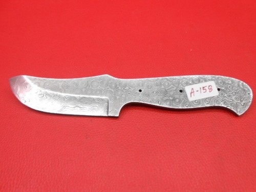 Custom Handmade Rain Drop Pattern Damascus Steel knife blade blank S443 - Picture 11 of 11