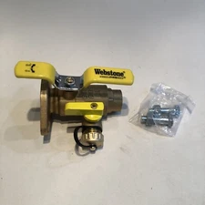 Webstone Isolator 1 in. Forged Brass Uni-flange Ball Valve 