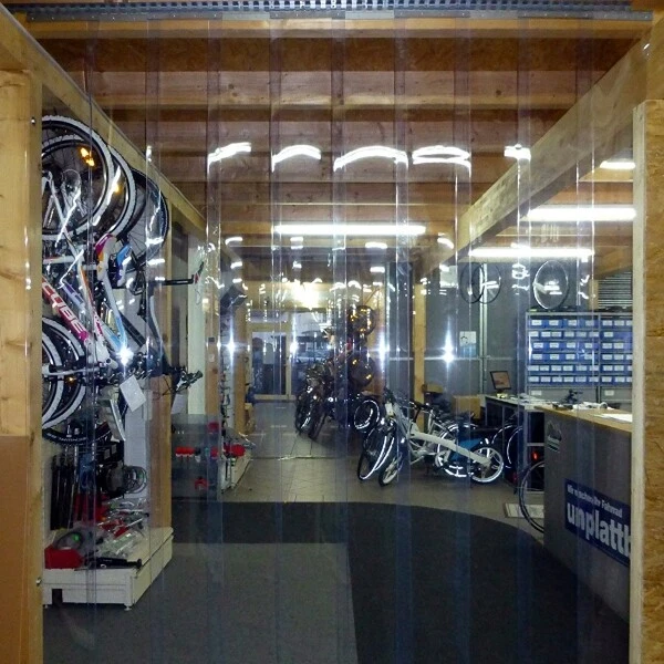 PVC Streifenvorhang Lamellenvorhang Vorhang Streifen Lamellen, 200x2 mm - Bild 2 von 4