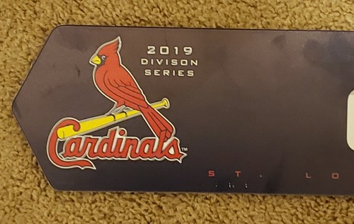 Marcell Ozuna 2019 Division Series St Louis Cardinals Team Issued Locker Tag MLB - Foto 2 di 6