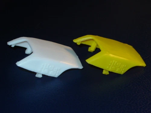 HOT WHEELS REDLINE REPRO ICE T TOP SET Yellow & White, NICE!