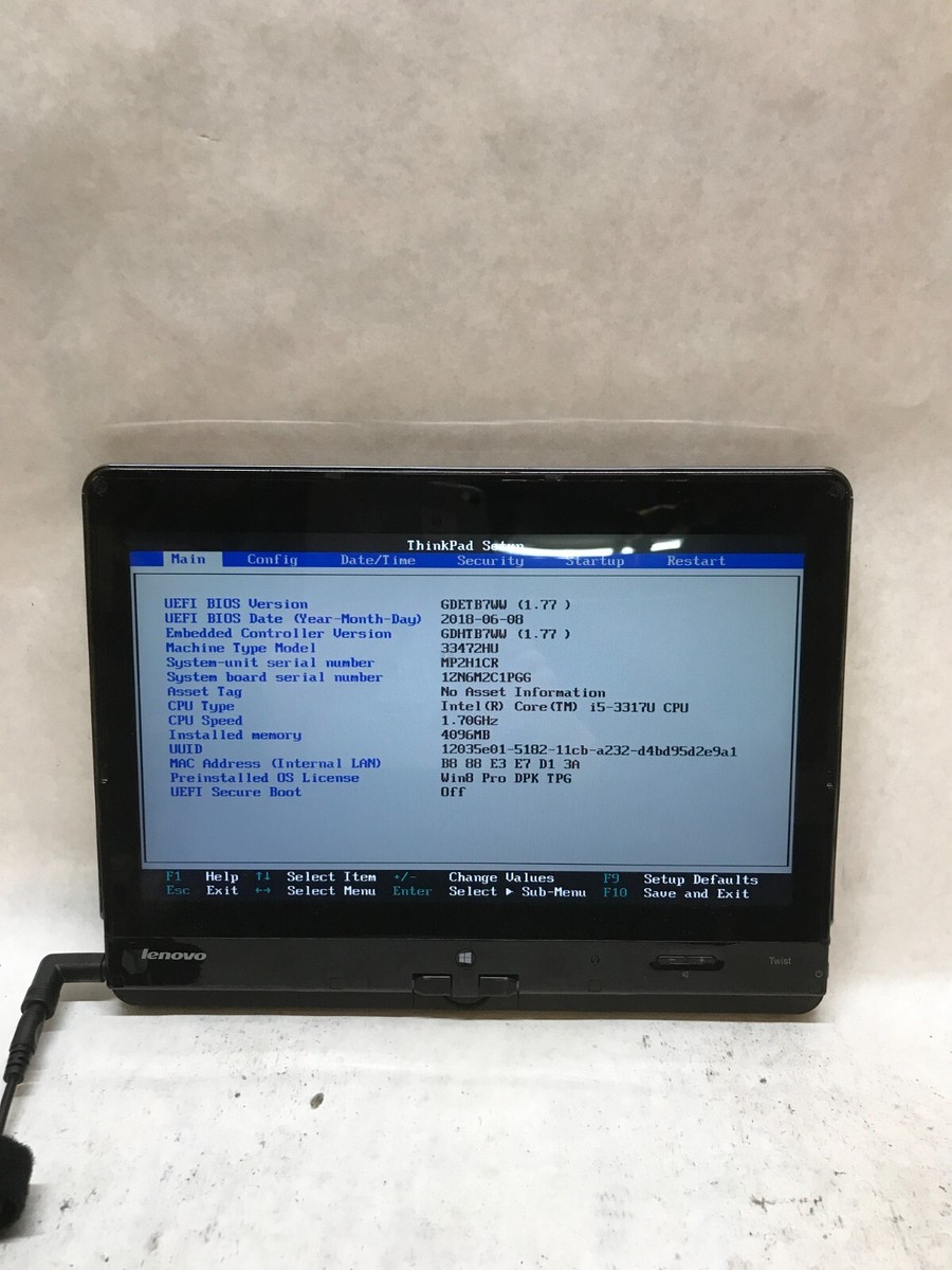 Lenovo ThinkPad S230U Twist Laptop i5-3317U 4GB RAM