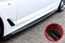 BiSeitenschweller mit Wing  aus ABS für BMW 5er G30 G31 mit M-Paket Schwarzglanz