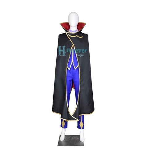 Code Geass Lelouch Zero Cosplay Costume - Picture 3 of 10