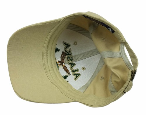 Artic Circle Enterprises Alaska Hat Bald Eagle Strap Back Dad Cap Embroidered - Picture 4 of 12