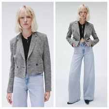 Rag Bone Josie Italian Tweed Blazer Size 0/XS NWT
