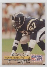 1992 Pro Set Henry Rolling #312 8a7