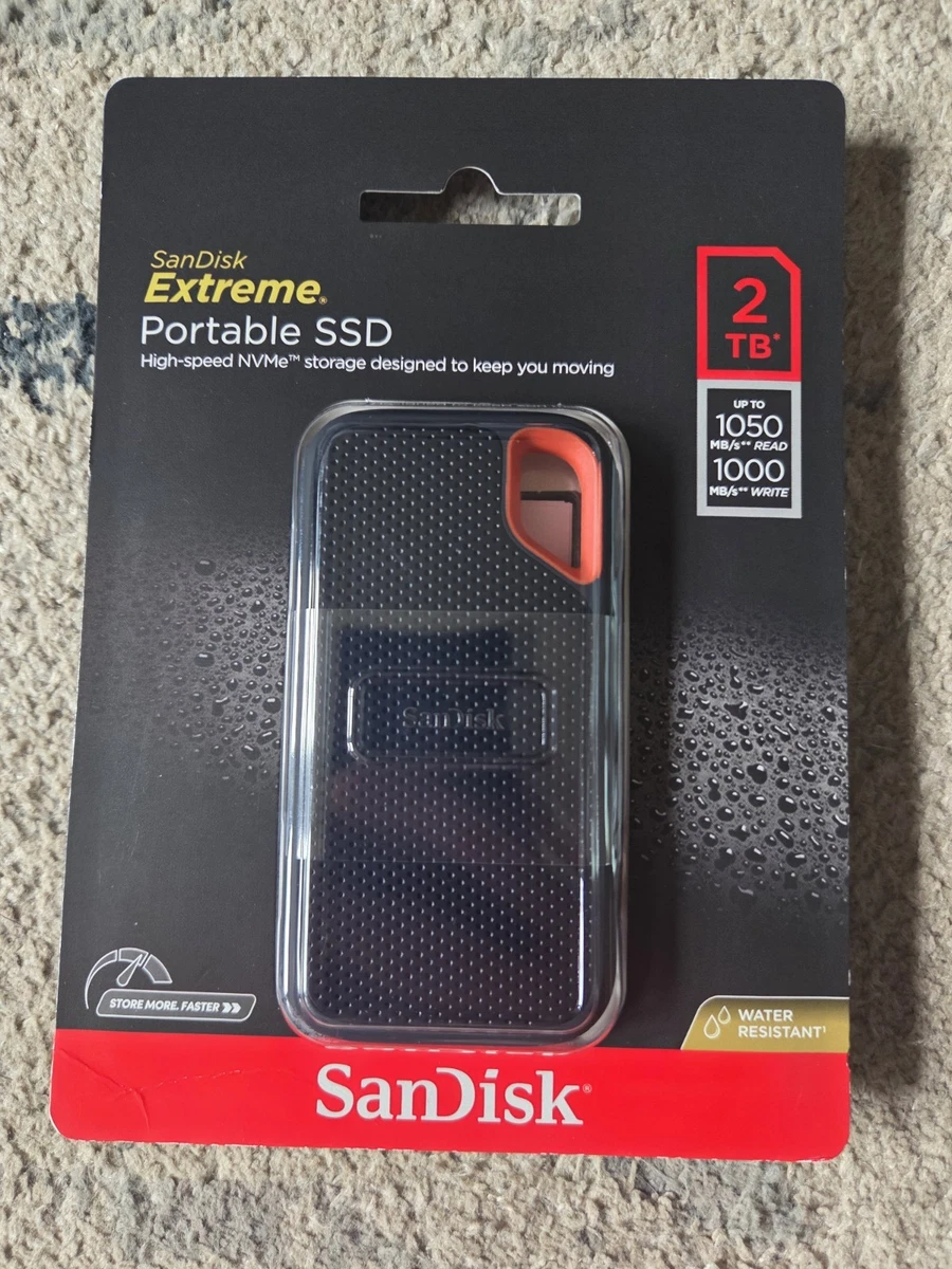 SanDisk Extreme Potable SSD USED美品 2TB SanDisk Solid-State Drives 2TB Storage Capacity for sale - eBay