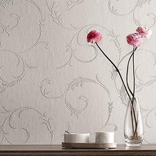 Superfresco Athena Grey Wallpaper (20-730) – Elegant Textured Design