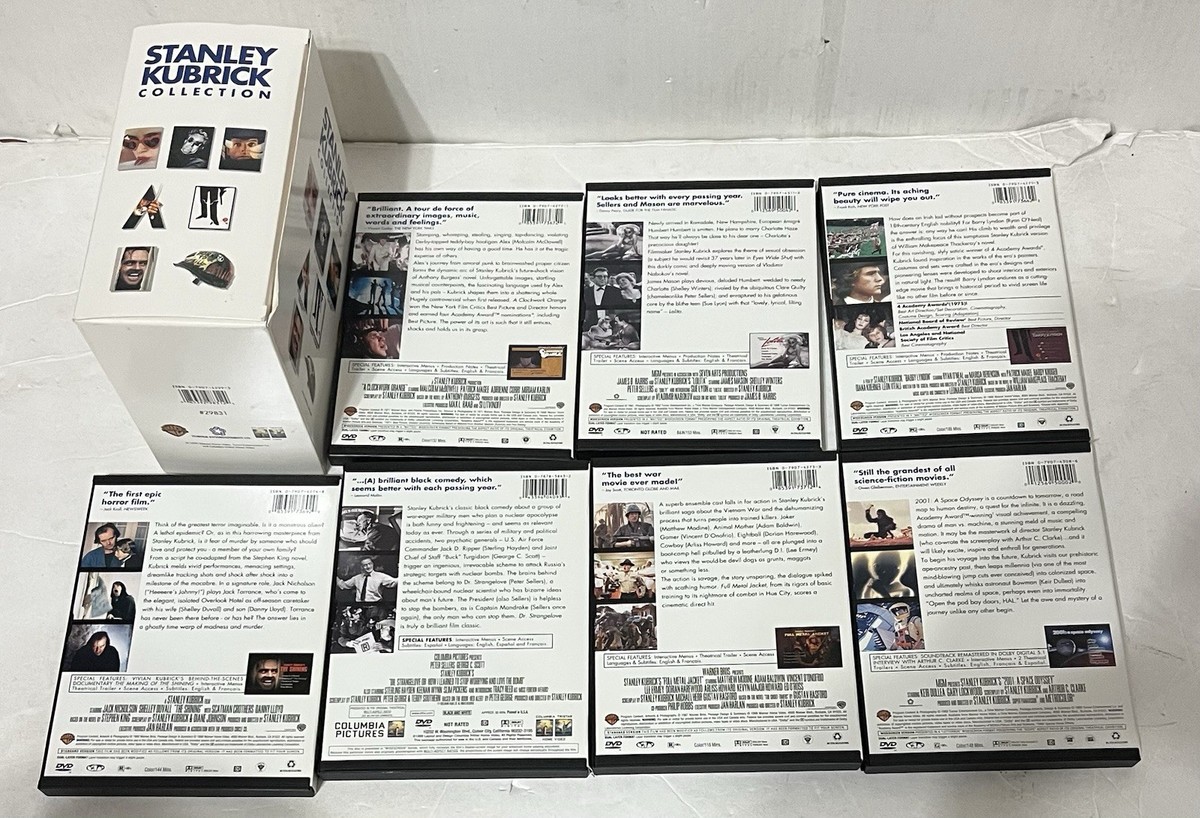 The Stanley Kubrick Collection (DVD, 1999, 9-Disc Set) for sale