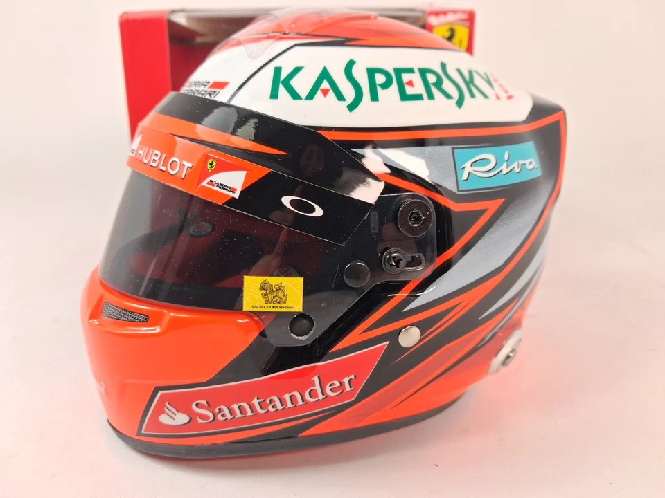 Bell Helmet Kimi Raikkonen Ferrari F1 Formula 1 2017 SIGNED 1/2 - Immagine 3 di 4