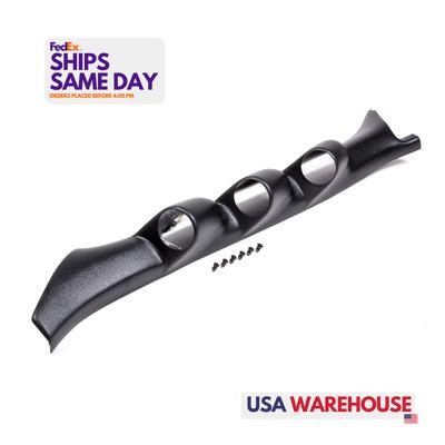 Autometer 17103, One 2-1/16In Triple Gauge Pod- 95-98 Fits Gm F/S P/U Black 